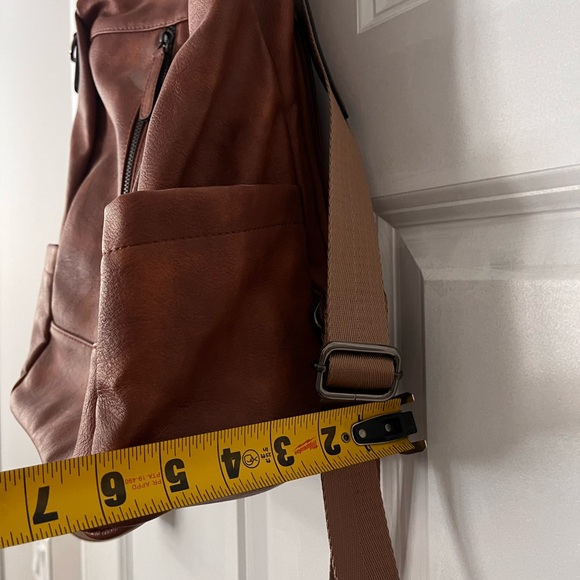 Brown Leather Backpack - Picture 7 of 7